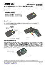 AUREL TX3750-1C-SAW 434 Owner'S Manual предпросмотр