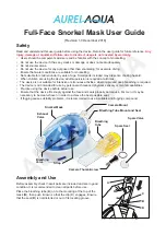 Aurelaqua Full-Face Snorkel Mask User Manual preview