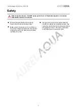 Preview for 2 page of Aurelaqua PRP-125 User Manual