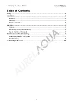 Preview for 3 page of Aurelaqua PRP-125 User Manual