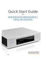 Aurender X100L Quick Start Manual preview