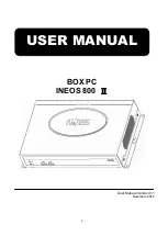 Предварительный просмотр 1 страницы AURES INEOS 800 II User Manual