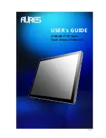 AURES LCDSLIM User Manual предпросмотр