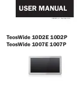 Preview for 1 page of AURES TeosWide 1007E User Manual