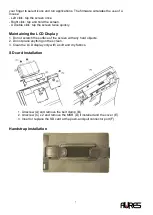 Предварительный просмотр 5 страницы AURES TMC 7000 Quick Start Up Manual