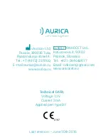 Preview for 13 page of AURICA Every User Manual