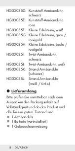 Предварительный просмотр 9 страницы Auriol 10 BAR Operation And Safety Notes