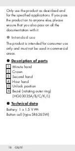 Предварительный просмотр 19 страницы Auriol 10 BAR Operation And Safety Notes