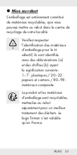 Предварительный просмотр 34 страницы Auriol 10 BAR Operation And Safety Notes