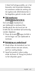 Предварительный просмотр 44 страницы Auriol 10 BAR Operation And Safety Notes