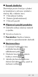 Предварительный просмотр 54 страницы Auriol 10 BAR Operation And Safety Notes