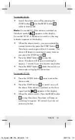 Preview for 13 page of Auriol 101166-14- 07 Operation And Safety Notes