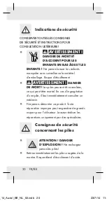 Preview for 20 page of Auriol 101166-14- 07 Operation And Safety Notes