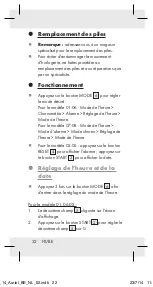 Preview for 22 page of Auriol 101166-14- 07 Operation And Safety Notes