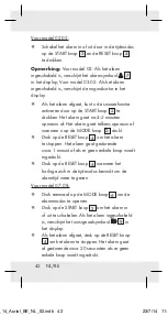 Preview for 42 page of Auriol 101166-14- 07 Operation And Safety Notes