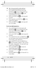 Preview for 44 page of Auriol 101166-14- 07 Operation And Safety Notes