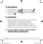 Preview for 28 page of Auriol 101503 Operation And Safety Notes