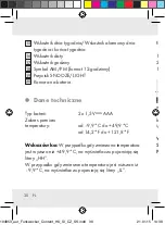 Preview for 30 page of Auriol 104853-14-01 Operation And Safety Notes