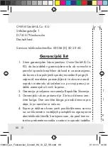 Preview for 88 page of Auriol 104853-14-01 Operation And Safety Notes