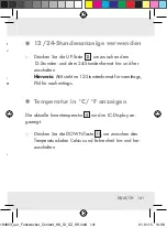 Предварительный просмотр 141 страницы Auriol 104853-14-01 Operation And Safety Notes