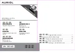 Preview for 1 page of Auriol 2-LD4577 Usage And Safety Instructions