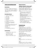 Preview for 4 page of Auriol 20-60 X 60 SPOTTING SCOPE Operation And Safety Notes