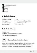 Preview for 7 page of Auriol 270543 Operation And Safety Notes