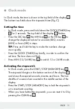 Preview for 11 page of Auriol 270543 Operation And Safety Notes