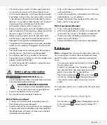 Предварительный просмотр 7 страницы Auriol 276111 Operation And Safety Notes