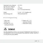 Preview for 121 page of Auriol 282650 Operation And Safety Notes