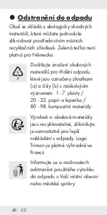 Preview for 40 page of Auriol 282822 Operation And Safety Notes