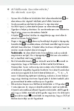 Preview for 39 page of Auriol 283582 Operation And Safety Notes