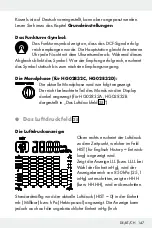 Preview for 147 page of Auriol 283582 Operation And Safety Notes