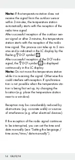 Предварительный просмотр 14 страницы Auriol 284995 Operation And Safety Notes