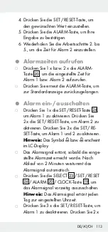 Предварительный просмотр 113 страницы Auriol 284995 Operation And Safety Notes