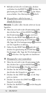 Preview for 15 page of Auriol 290882 Operation And Safety Notes