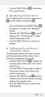 Preview for 43 page of Auriol 291528 Operation And Safety Notes