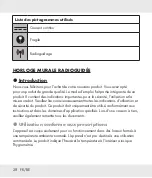 Предварительный просмотр 28 страницы Auriol 303355 Operation And Safety Notes