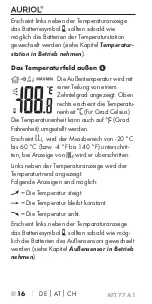 Предварительный просмотр 20 страницы Auriol 315163 Operating Instructions Manual