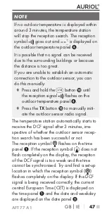 Предварительный просмотр 51 страницы Auriol 315163 Operating Instructions Manual