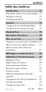 Предварительный просмотр 75 страницы Auriol 315163 Operating Instructions Manual