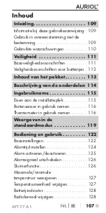 Предварительный просмотр 111 страницы Auriol 315163 Operating Instructions Manual