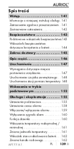 Предварительный просмотр 143 страницы Auriol 315163 Operating Instructions Manual