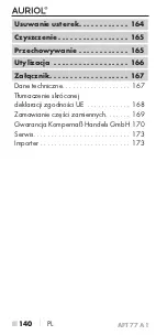 Предварительный просмотр 144 страницы Auriol 315163 Operating Instructions Manual