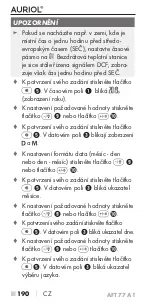 Предварительный просмотр 194 страницы Auriol 315163 Operating Instructions Manual