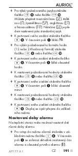 Предварительный просмотр 195 страницы Auriol 315163 Operating Instructions Manual