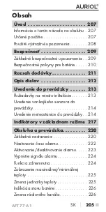 Предварительный просмотр 209 страницы Auriol 315163 Operating Instructions Manual