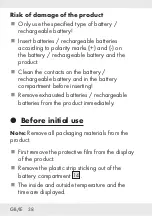 Preview for 37 page of Auriol 315731_1904 Operation And Safety Notes