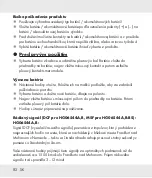 Preview for 82 page of Auriol 337035 2001 Operation And Safety Notes