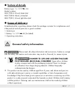 Preview for 6 page of Auriol 353041 2007 Operation And Safety Notes